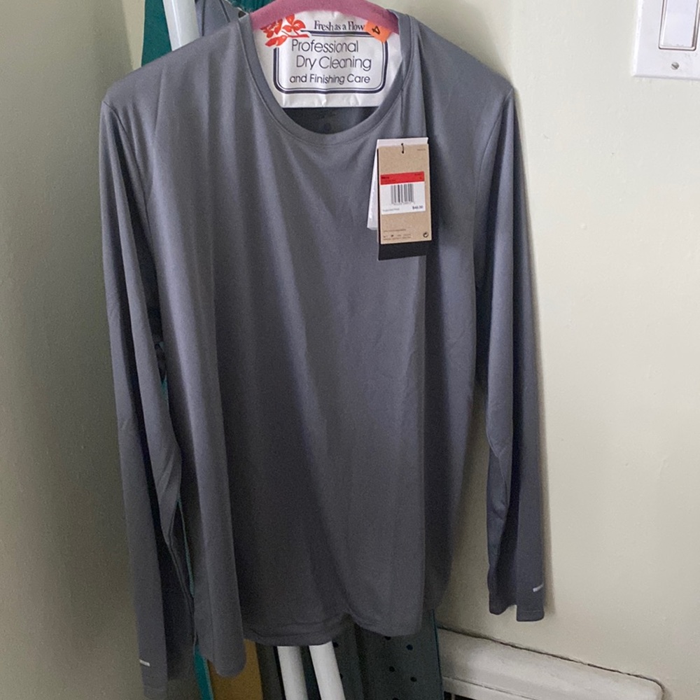 Large Grey Dri Fit Nike Long Sleeve